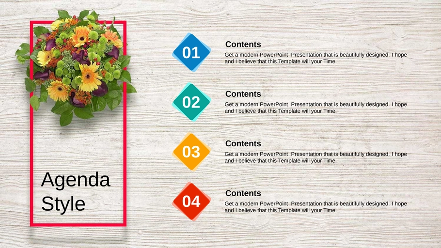 flowers-roter-rahmen-powerpoint-vorlage