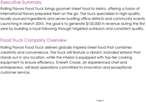 food-truck-business-plan-vorlage