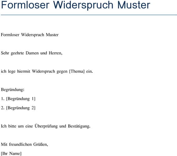formloser-widerspruch-muster-vorlage-verwaltungsakte