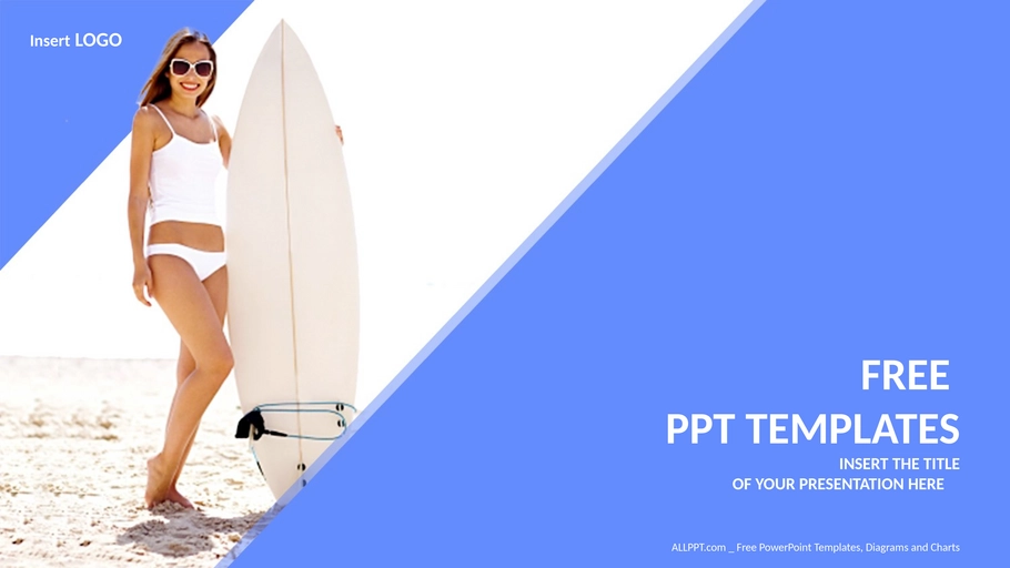frau-mit-surfboard-sport-ppt-vorlagen-widescreen.png
