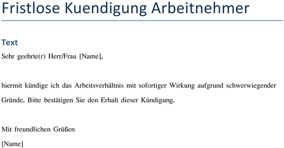 fristlose-kuendigung-arbeitnehmer