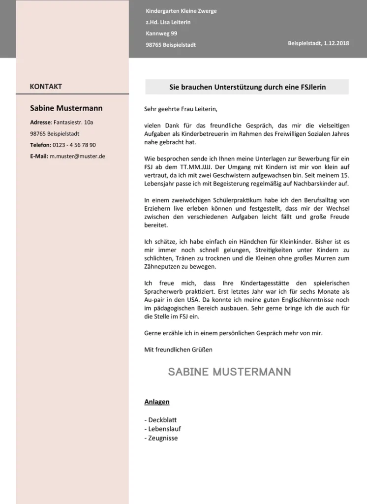 fsj-bewerbung-anschreiben-vorlage