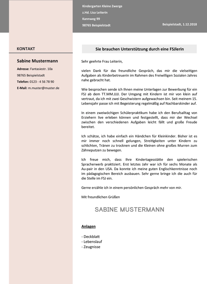 fsj-bewerbung-anschreiben-vorlage