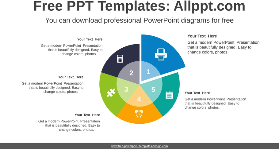 fuenf-segmentige-powerpoint-vorlage-fuer-prasentationen