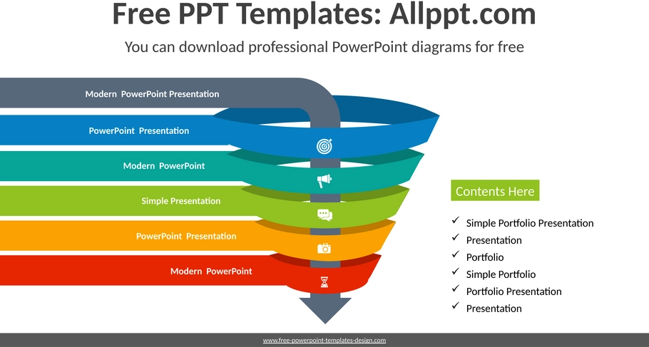 funf-phasen-trichter-powerpoint-diagramm.png
