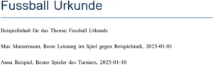 fussball-urkunde-fuer-erfolge-und-anlaesse
