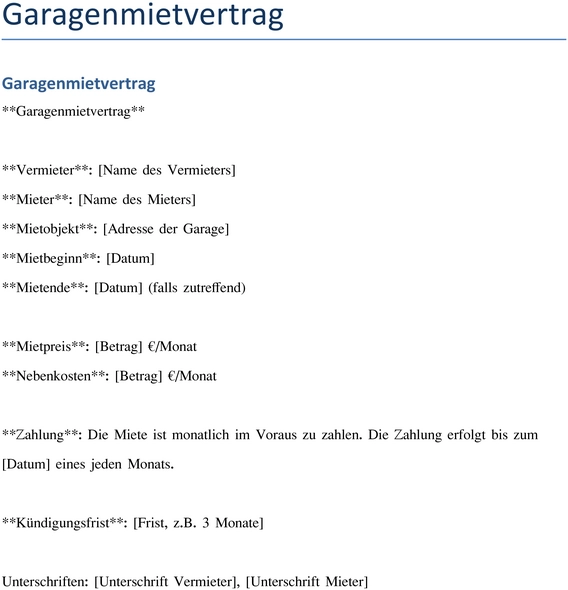 garagenmietvertrag-vorlage-fuer-klarheit-und-sicherheit