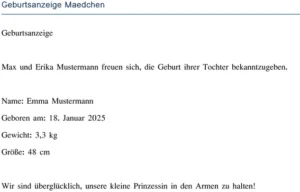 geburtsanzeige-fuer-maedchen-gestalten