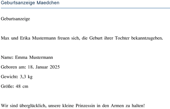 geburtsanzeige-fuer-maedchen-gestalten