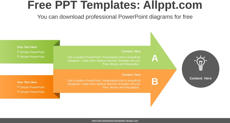 gefaltete-pfeile-powerpoint-vorlage