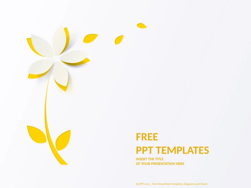 gelbe-cutout-papier-blume-powerpoint-vorlagen-standard.png
