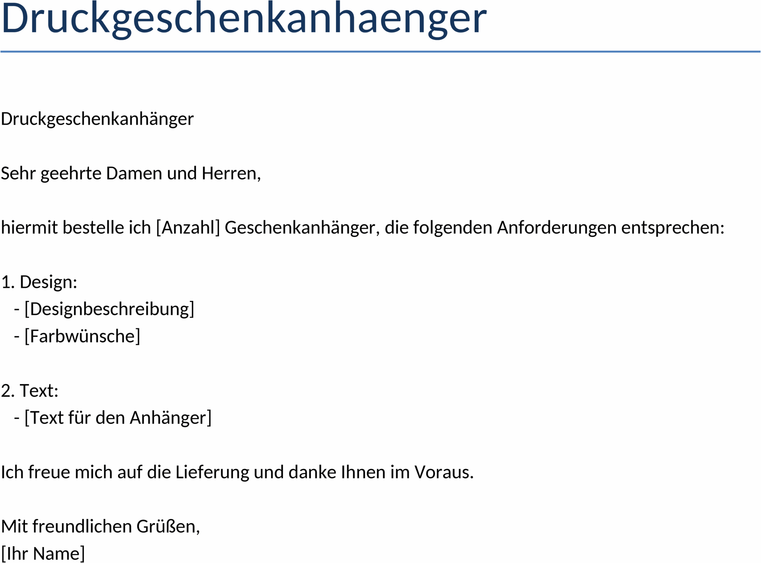 Geschenkanhaenger Word Vorlage