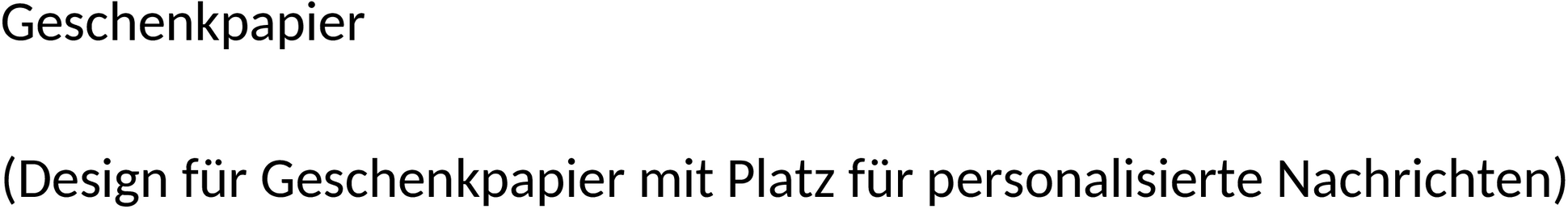 Geschenkpapier zum Ausdrucken Vorlage