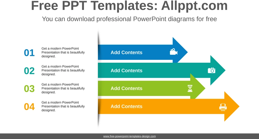 gestapelte-pfeile-powerpoint-vorlage