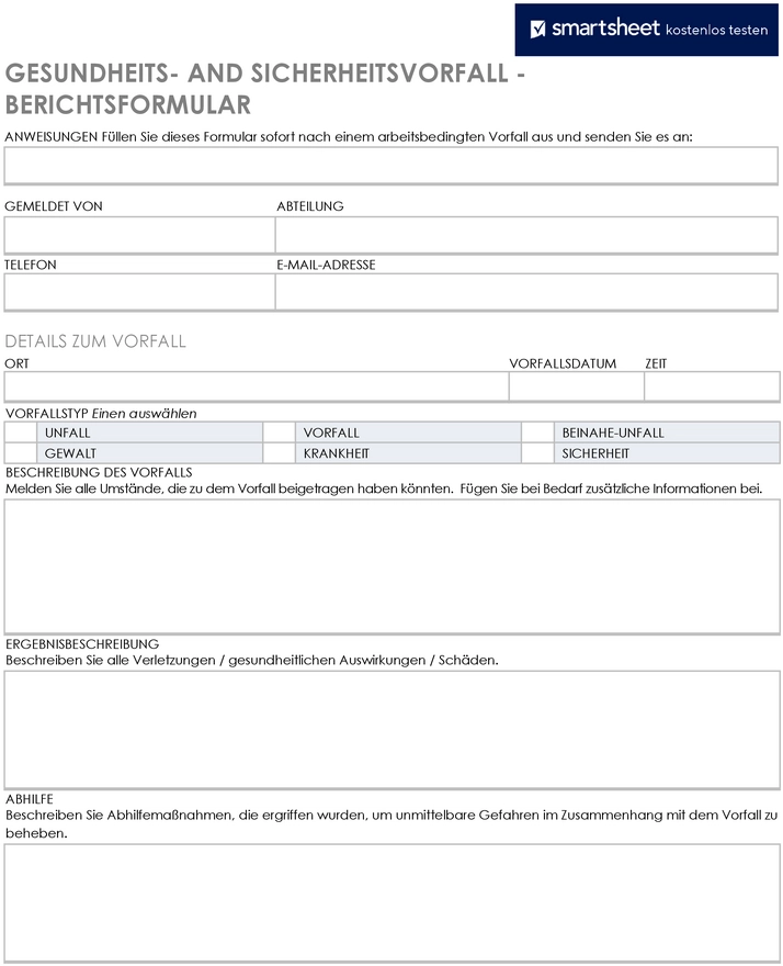 gesundheits-und-sicherheitsvorfall-bericht-vorlage