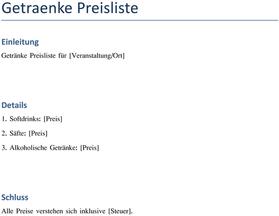 getraenke-preisliste-fuer-veranstaltungen