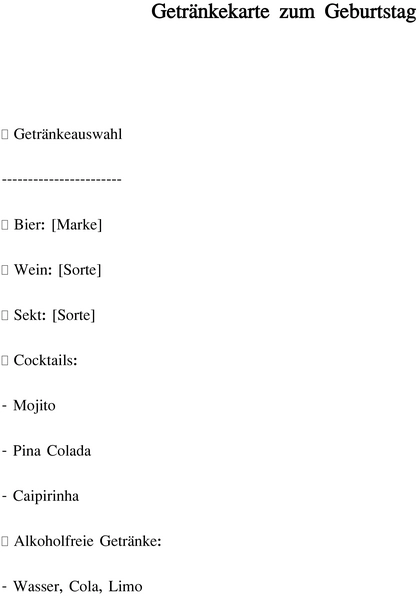 getraenkekarte-zum-geburtstag-word