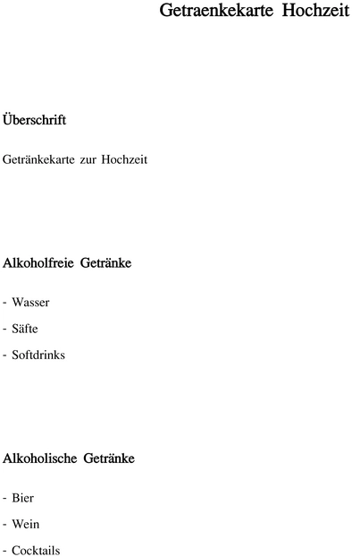 getraenkekarte-zur-hochzeit