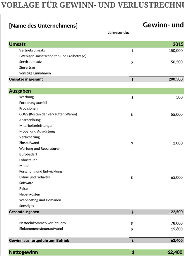 gewinn-und-verlustrechnung-vorlage-excel