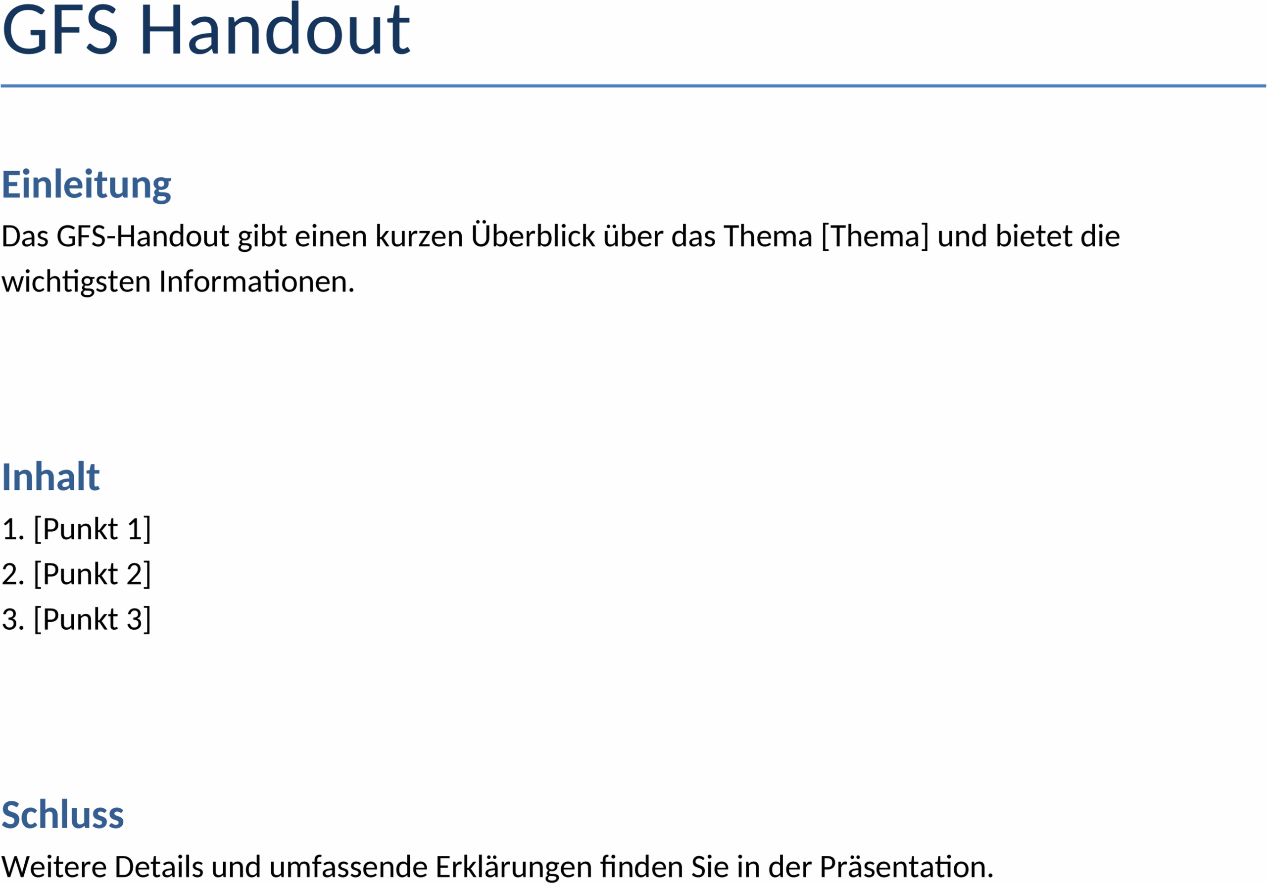 Word-Dokument GFS Handout