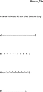 gitarren-tabulatur-fuer-beispiel-song-als-word-vorlage