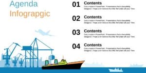 global-logistics-network-powerpoint-vorlage
