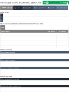 goal-planning-vorlage-zielverwirklichung