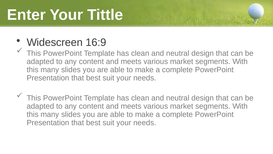 golf-ball-sports-powerpoint-vorlage