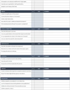 grant-proposal-checklist-evaluation-form-template