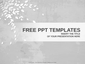 gray-leaf-powerpoint-vorlage-fuer-kreative-praesentationen