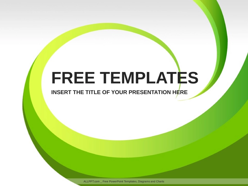 green-leaves-abstract-powerpoint-vorlage