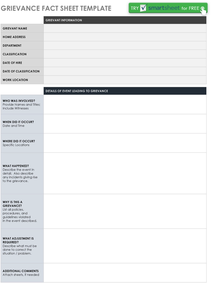 grievance-fact-sheet-vorlage-fuer-personalwesen