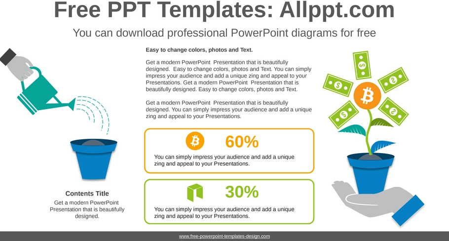 growth-dollar-powerpoint-vorlage