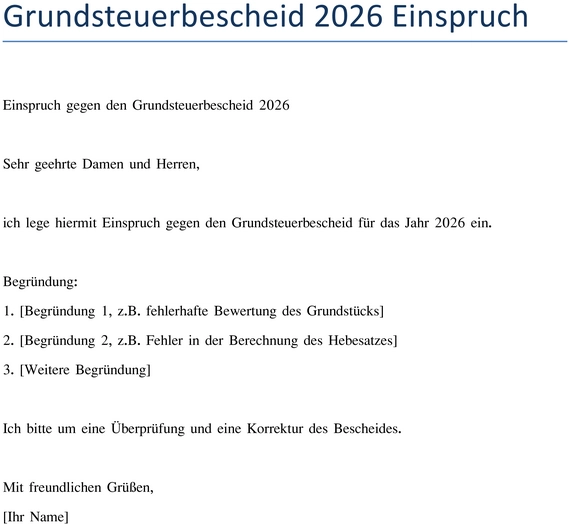 grundsteuerbescheid-einspruch-vorlage