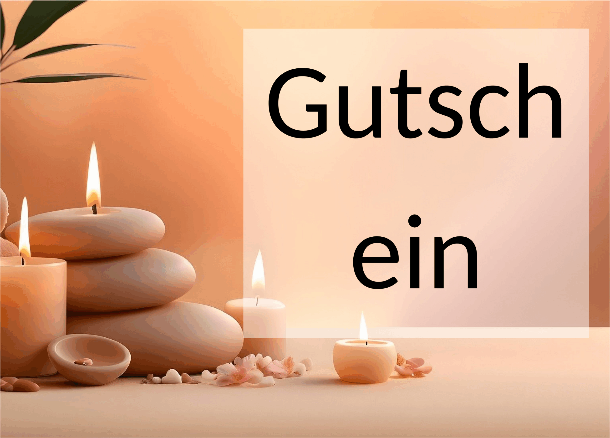 Gutschein Vorlage Wellness