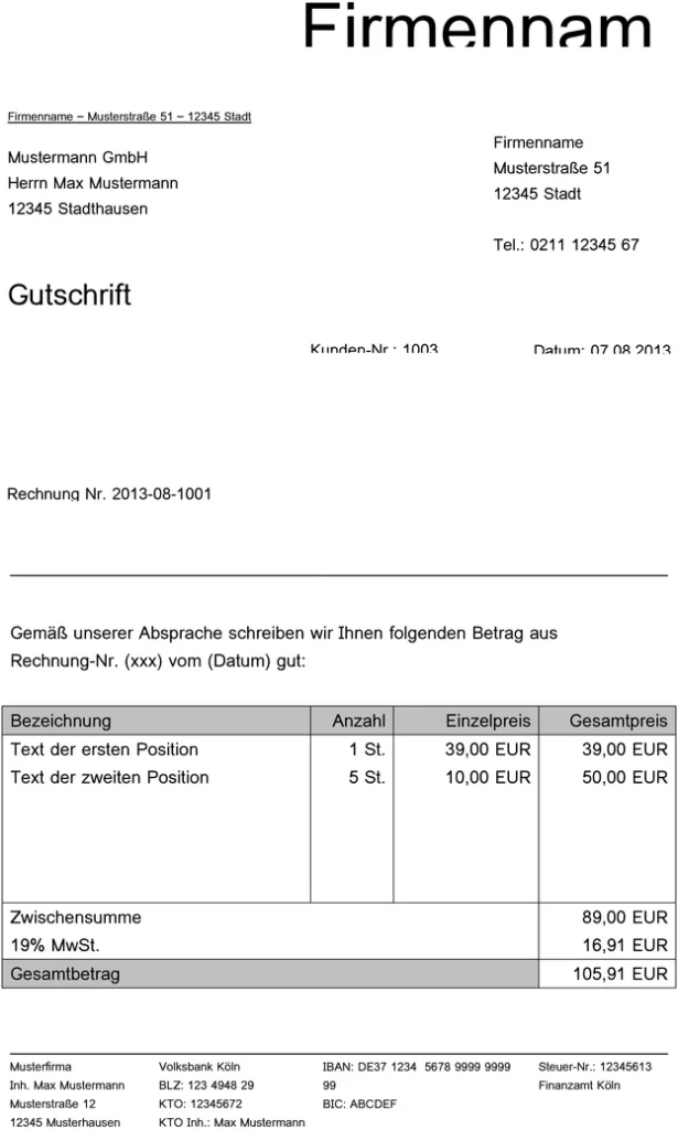 gutschrift-vorlage-fuer-professionelle-rechnungsstellung