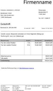 gutschrift-vorlage-fuer-rueckerstattungen-und-gutschriften