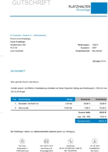 gutschrift-vorlage-fuer-unternehmen