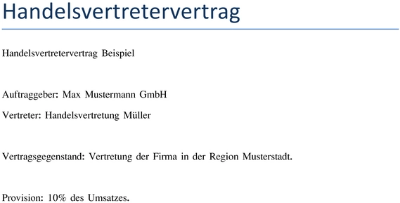 handelsvertretervertrag-unterzeichnung-rechtsverbindlich-10-prozent-umsatz