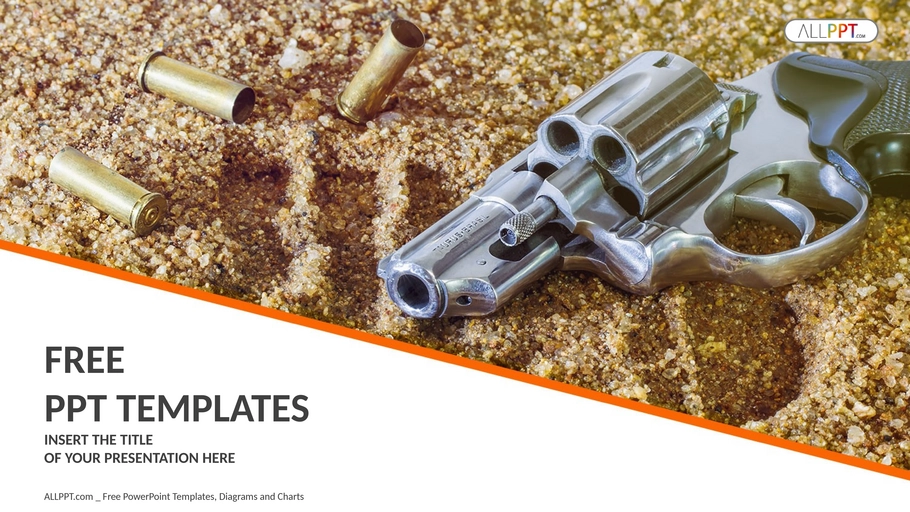 handfeuerwaffe-und-patronen-auf-sand-hintergrund-powerpoint-vorlage-widescreen.png
