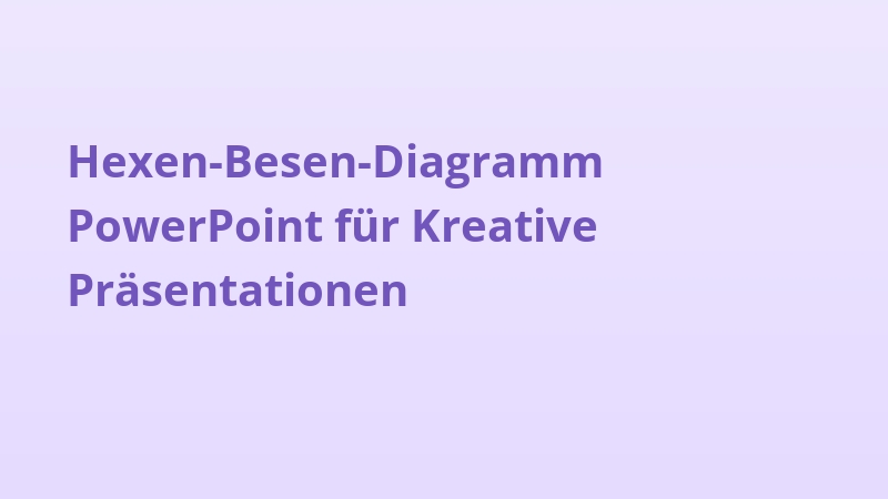 Hexen-Besen-Diagramm PowerPoint für Kreative Präsentationen