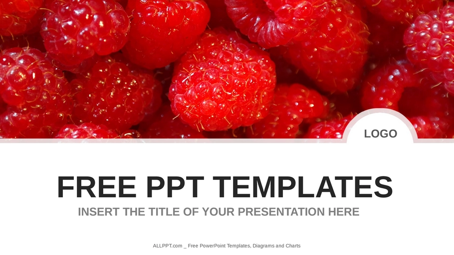himbeer-design-powerpoint-vorlage-kulinarische-praesentationen