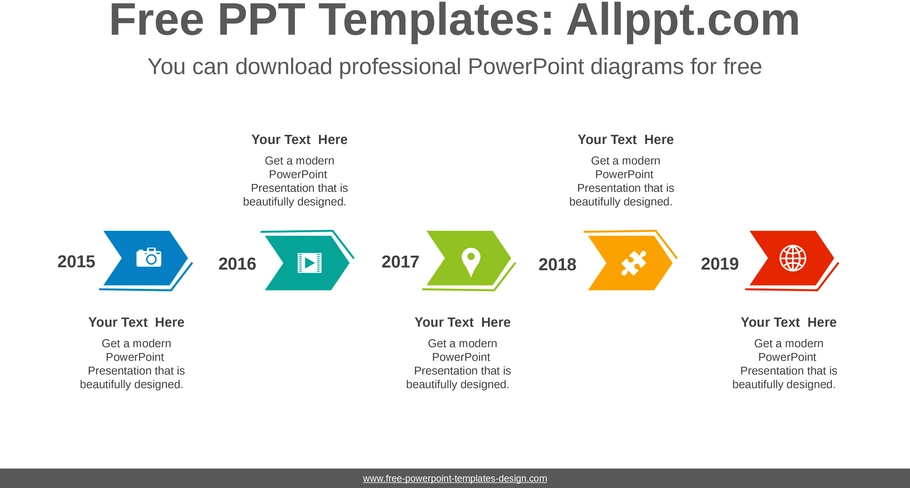 horizontal-chevron-pfeile-powerpoint-vorlage