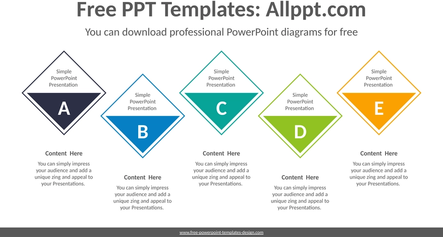 horizontale-diamant-liste-powerpoint-diagramm.png