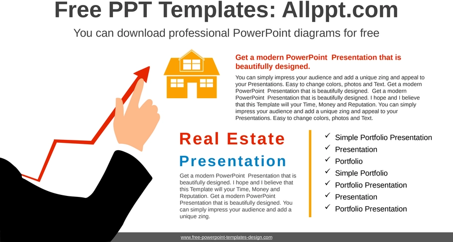 immobilienmarkt-powerpoint-vorlage