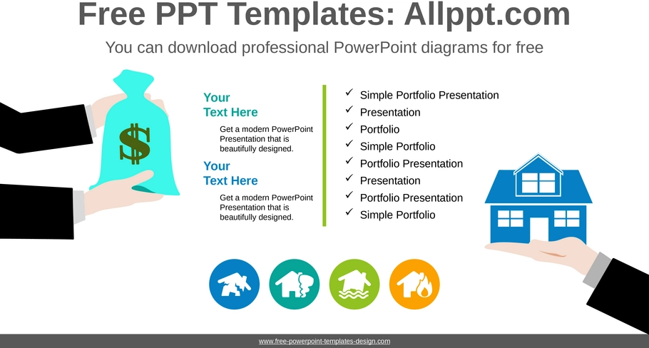 immobilienverkaeufe-powerpoint-vorlage