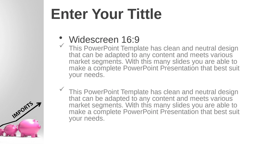 imports-arrow-finance-powerpoint-vorlage