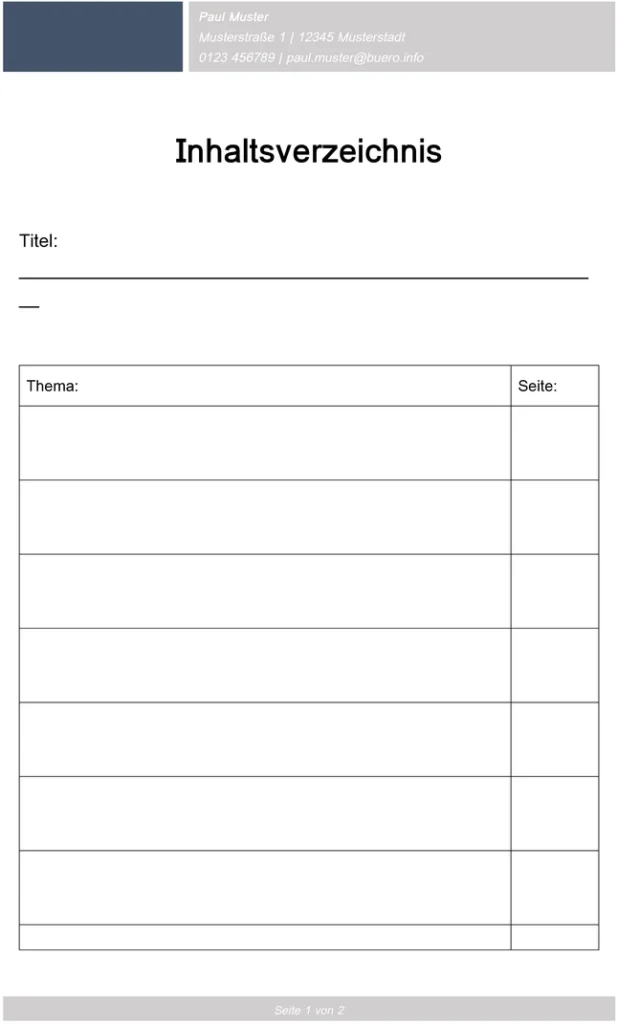 inhaltsverzeichnis-vorlage-organisation-unterlagen