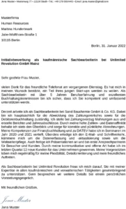 initiativbewerbung-kaufmaennische-sachbearbeiterin