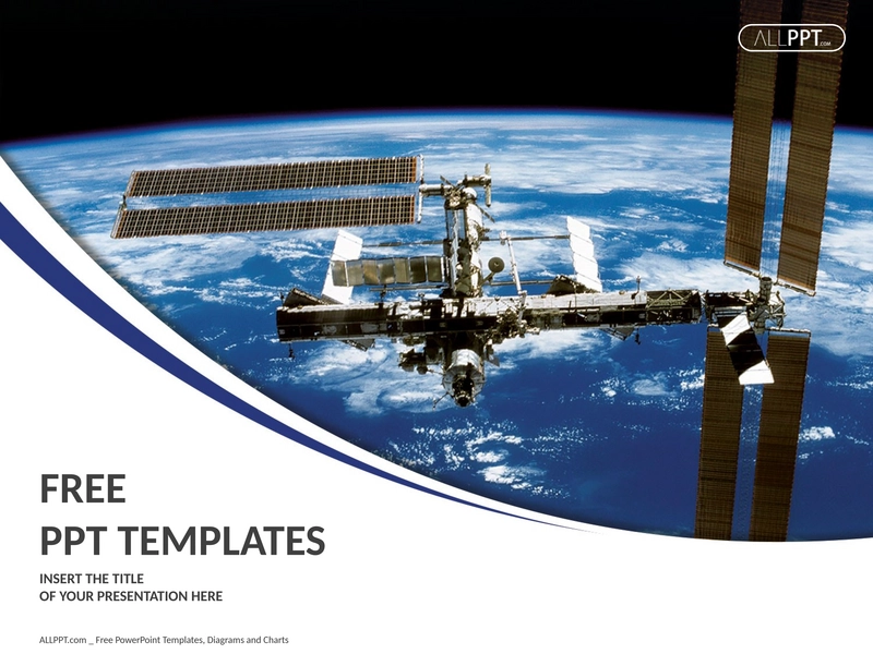 internationale-raumstation-umkreist-erde-powerpoint-vorlagen-standard-1.png